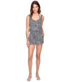 Stella Mccartney - Mixed Animal And Elastic All-in-one Romper Cover-up