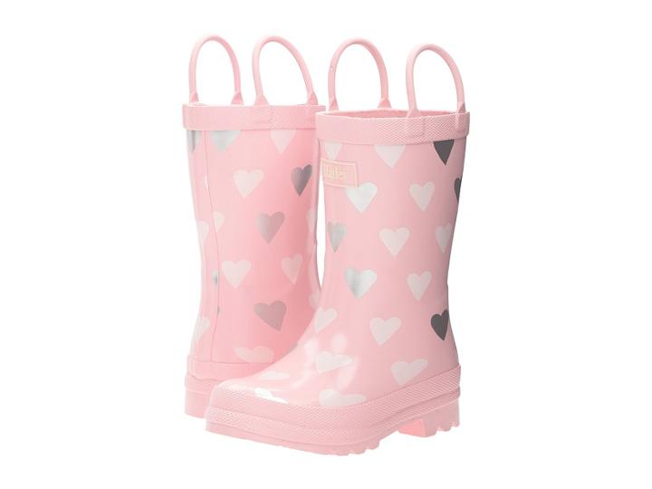 Hatley Kids - Polka Dot Hearts Rain Boots