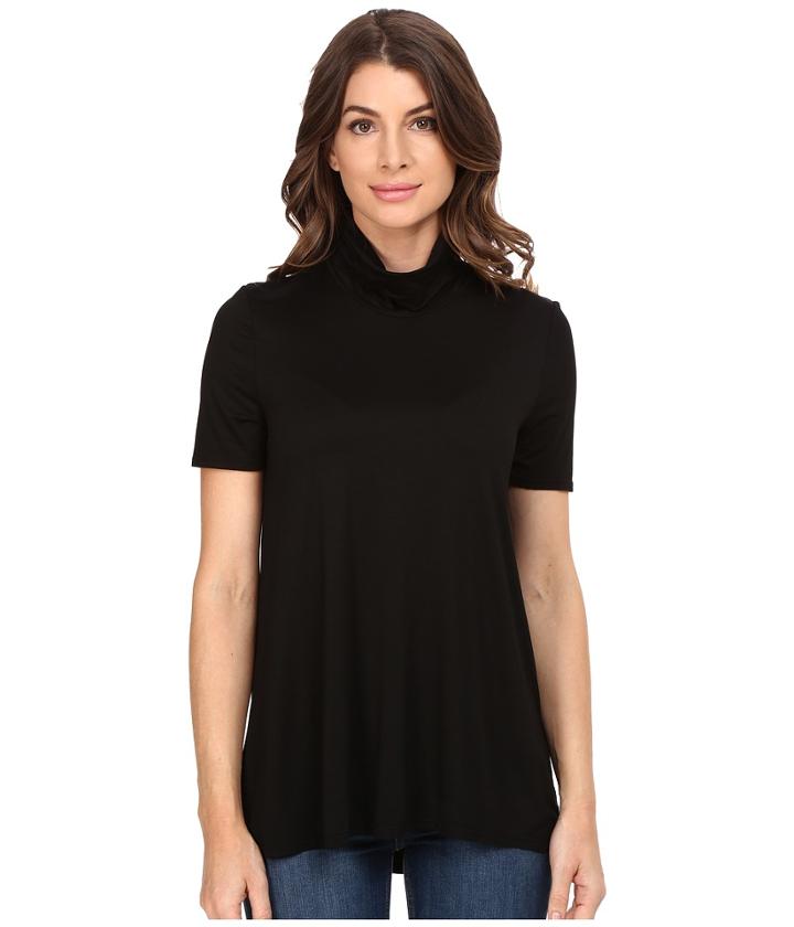 Three Dots - Janessa - Short Sleeve Turtleneck