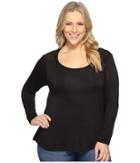 B Collection By Bobeau Curvy - Plus Size Waverly Tee