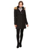 Vince Camuto - Faux Fur Trim And Lined Hooded Down Removable Trim L1721