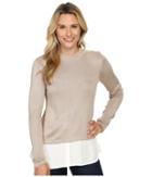 Calvin Klein - Twofer Top W/ Buttons At Shoulder