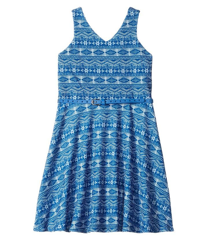 Us Angels - Sleeveless Cutaway Fit And Flare Dress