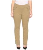 Jag Jeans Plus Size - Plus Size Peri Pull-on Straight In Toffee Bay Twill
