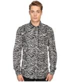 Just Cavalli - Slim Fit Zebra Vibe Print Shirt