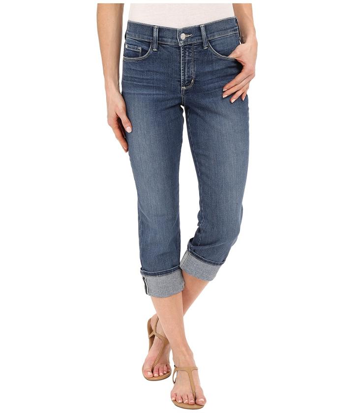 Nydj - Dayla Wide Cuff Capri In Heyburn Wash