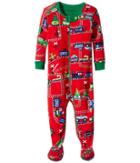 Hatley Kids - Holiday Train Footed Coverall