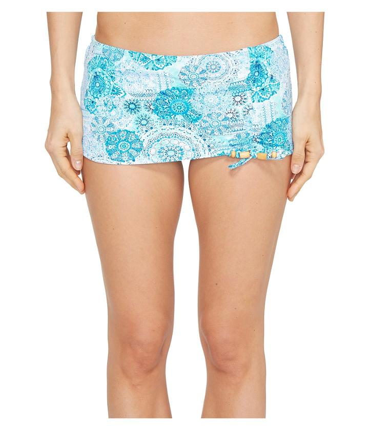 Bleu Rod Beattie - Soak Up The Sun Adjustable Sarong Skirted Hipster Bottom