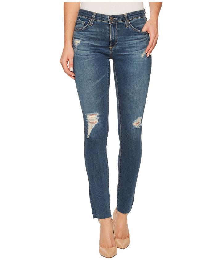 Ag Adriano Goldschmied - Leggings Ankle In Serendipitous Destructed