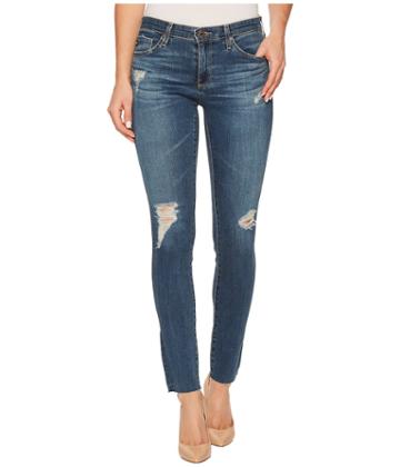 Ag Adriano Goldschmied - Leggings Ankle In Serendipitous Destructed