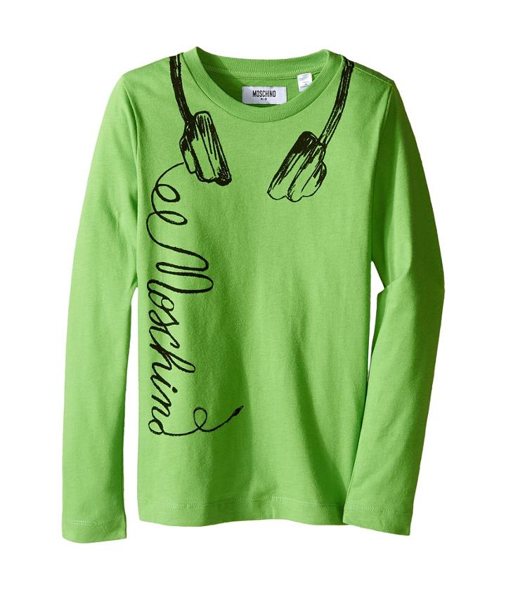 Moschino Kids - Long Sleeve Music Tee Shirt