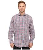 Thomas Dean &amp; Co. - Long Sleeve Woven Shirt Dobby Check