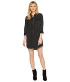 Hudson - Bijou Button Up Front Dress In Smoke Screen
