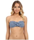 Tommy Bahama - Gingham Molded Cup Bandeau Bra