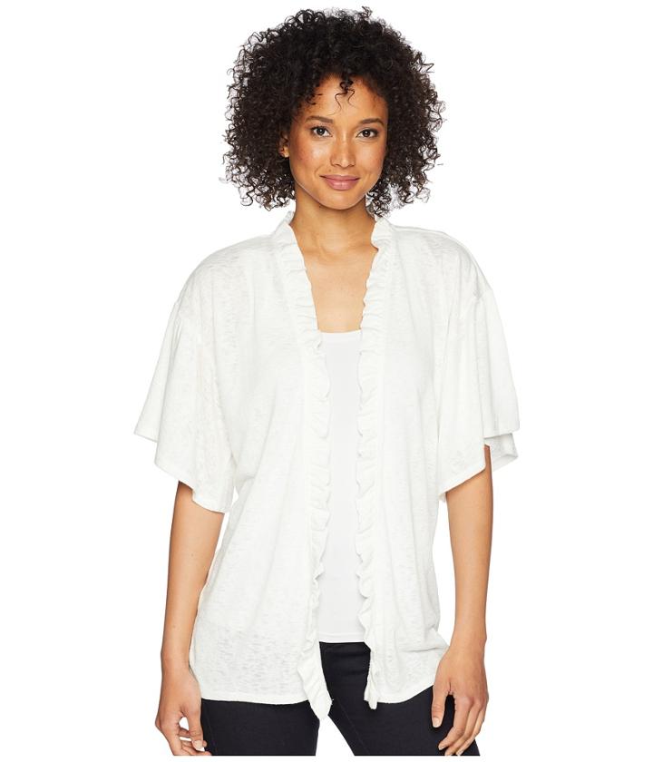 B Collection By Bobeau - Marianne Ruffle Sleeve Cardigan