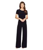 Kamalikulture By Norma Kamali - Short Sleeve Shirred Waist Jumpsuit