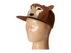 San Diego Hat Company Kids - Flat Bill Adjustabel Cap Hat With Geometric Shaped Animal And Ears