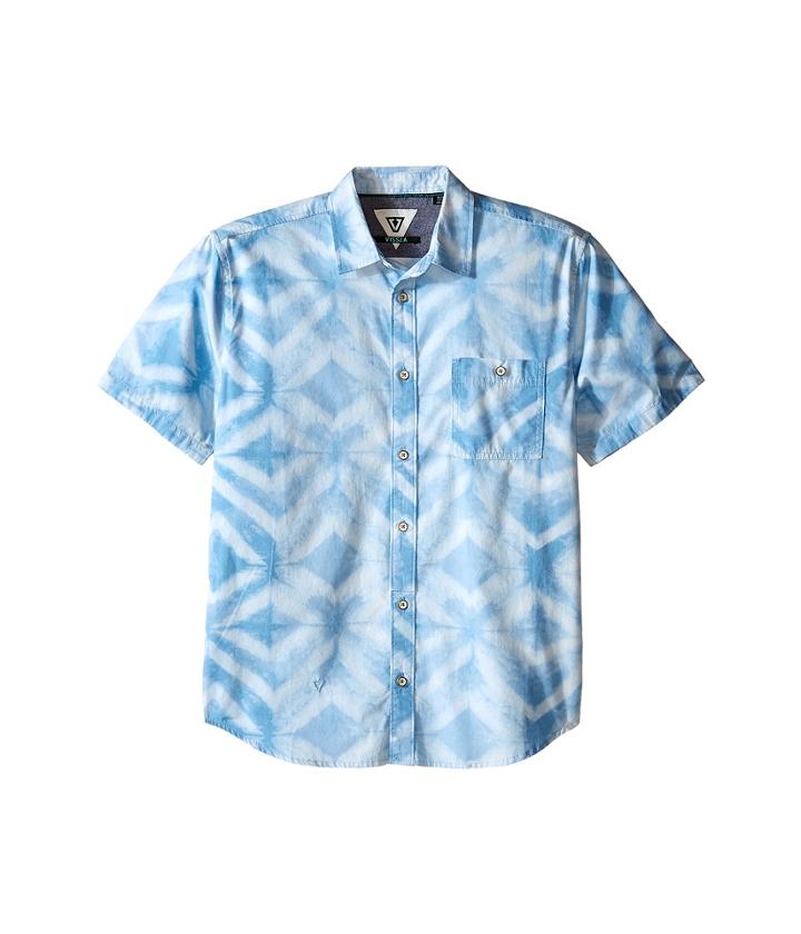 Vissla Kids - Dye-mond Lightweight Short Sleeve Printed Woven