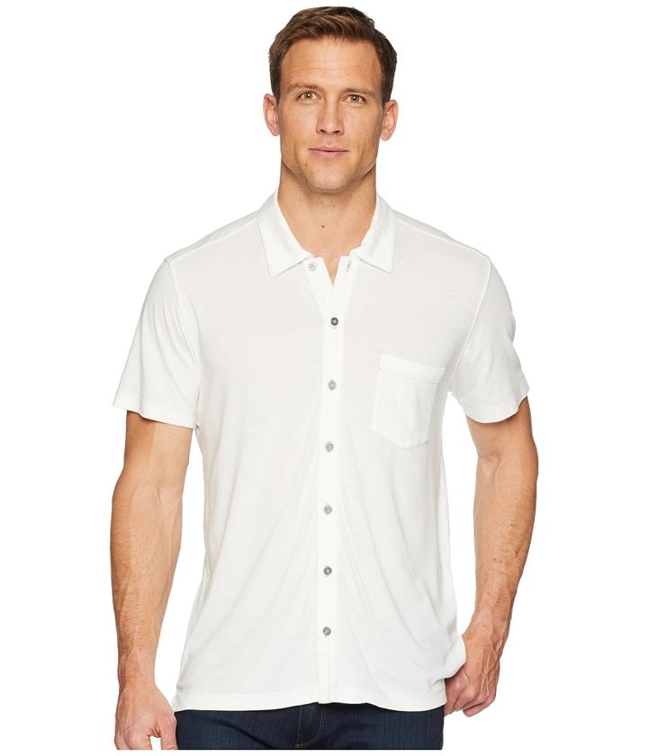 Agave Denim - Fort Point Short Sleeve Full Button Polo