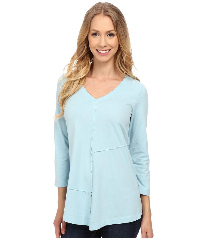 Mod-o-doc - Classic Jersey Seamed V-neck Pullover
