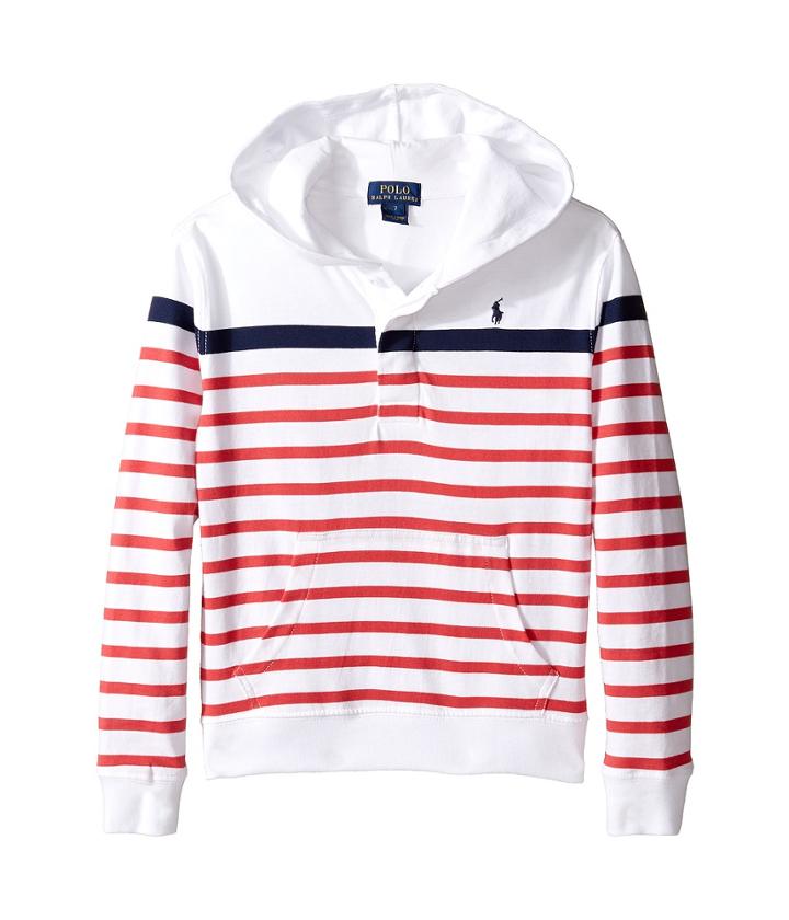 Polo Ralph Lauren Kids - 20/1 Yarn-dyed Jersey Pull Over Hoodie