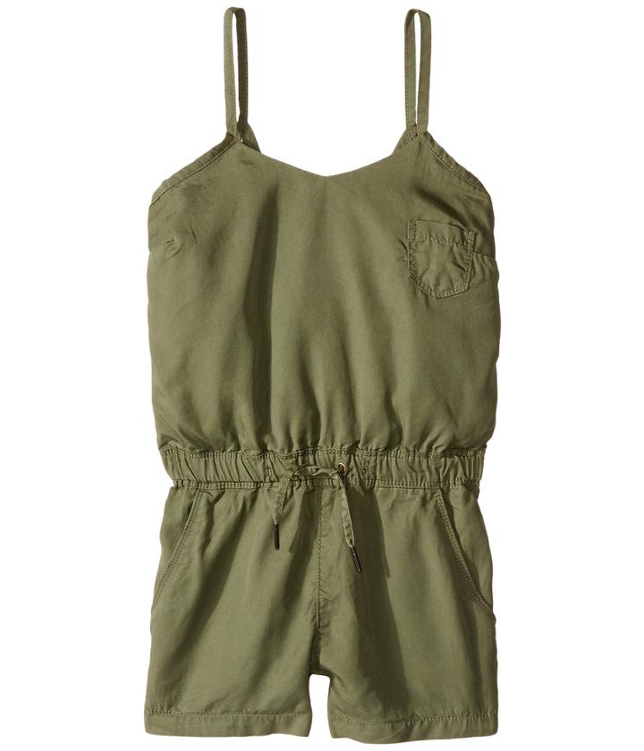Blank Nyc Kids - Romper W/ Eyelet Detail In Olive