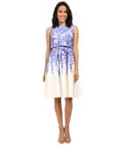 Donna Morgan - Cotton Sateen Popover With Midi Skirt