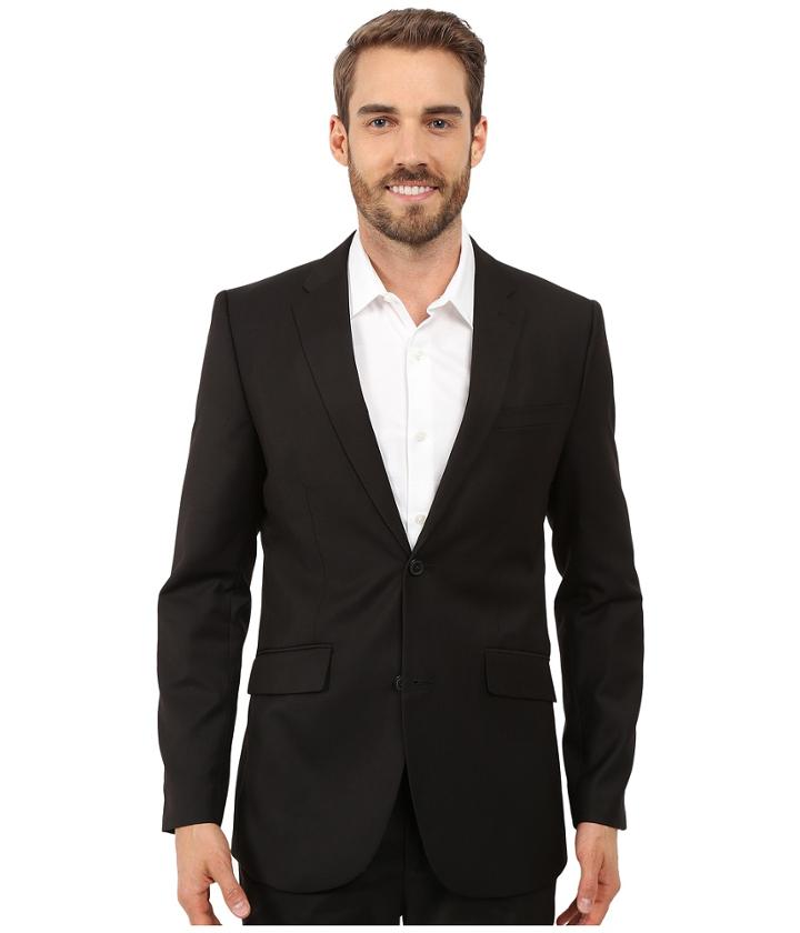 Perry Ellis - Slim Fit Stripe Twill Suit Jacket