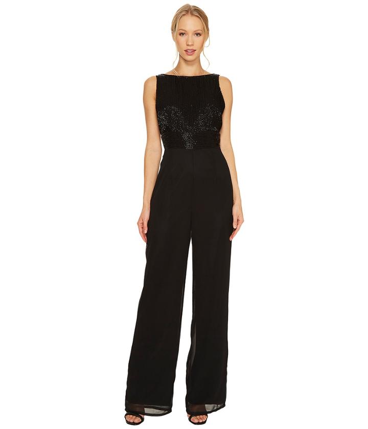 Adrianna Papell - Sleeveless Jumpsuit With Beaded Bodice