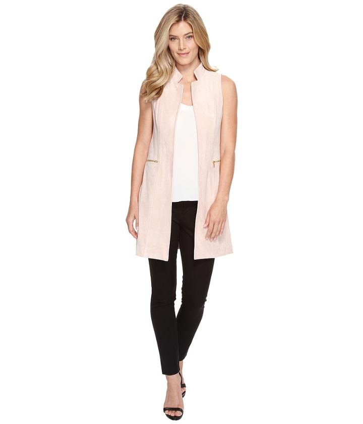 Calvin Klein - Suede Vest With Zips