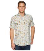 Bugatchi - Short Sleeve Point Collar Woven Shaped