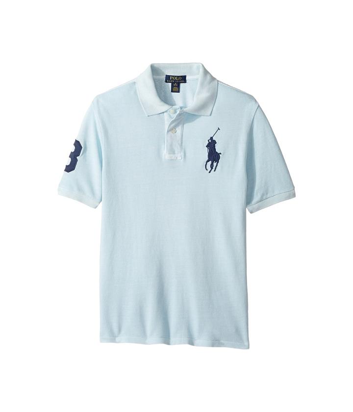 Polo Ralph Lauren Kids - Basic Mesh Dyed Short Sleeve Knit Collar Top