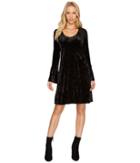 Karen Kane - Velvet Bell Sleeve Dress