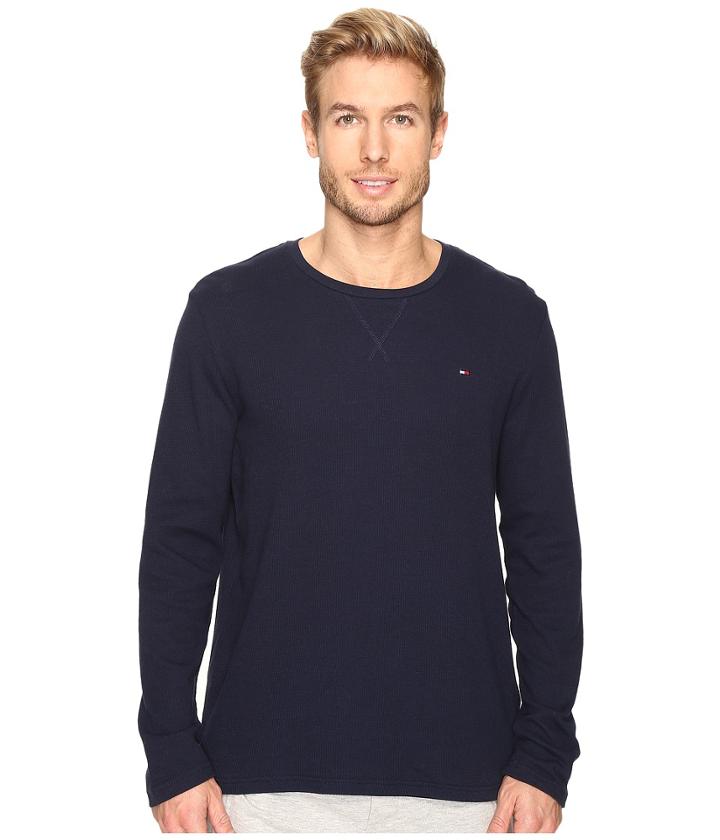 Tommy Hilfiger - Waffle Crew Neck Long Sleeve Shirt