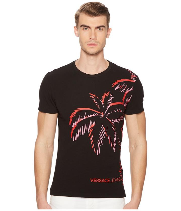 Versace Jeans - Palm Print Graphic Tee