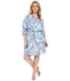 Nydj Plus Size - Plus Size Alexa Pleat Back Dress