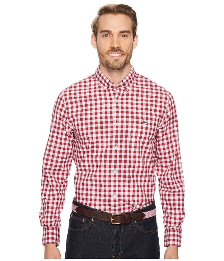 Vineyard Vines - Riverhead Gingham Slim Tucker Shirt