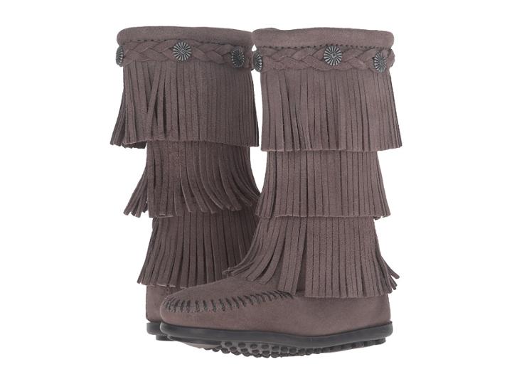 Minnetonka Kids - 3 Layer Fringe Boot