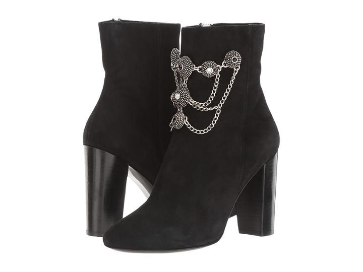 The Kooples - Goatskin Nubuck Boots With Jewels
