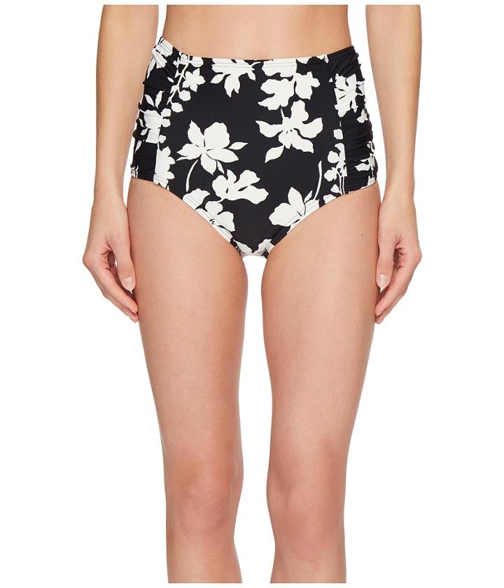 Michael Michael Kors - Floral Vine High-waisted Bikini Bottoms