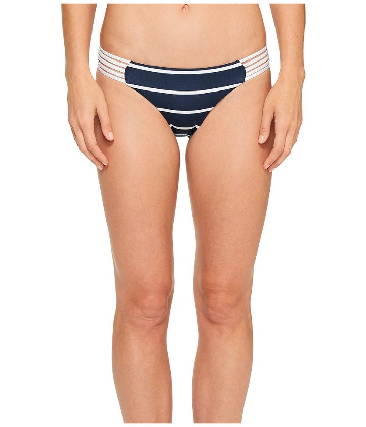 Seafolly - Castaway Stripe Multi Rouleau Brazilian Bottom
