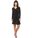 Michael Michael Kors - Long Sleeve Wrap Flounce Dress