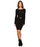 Versace Collection - Long Sleeve Knit Geo Dress