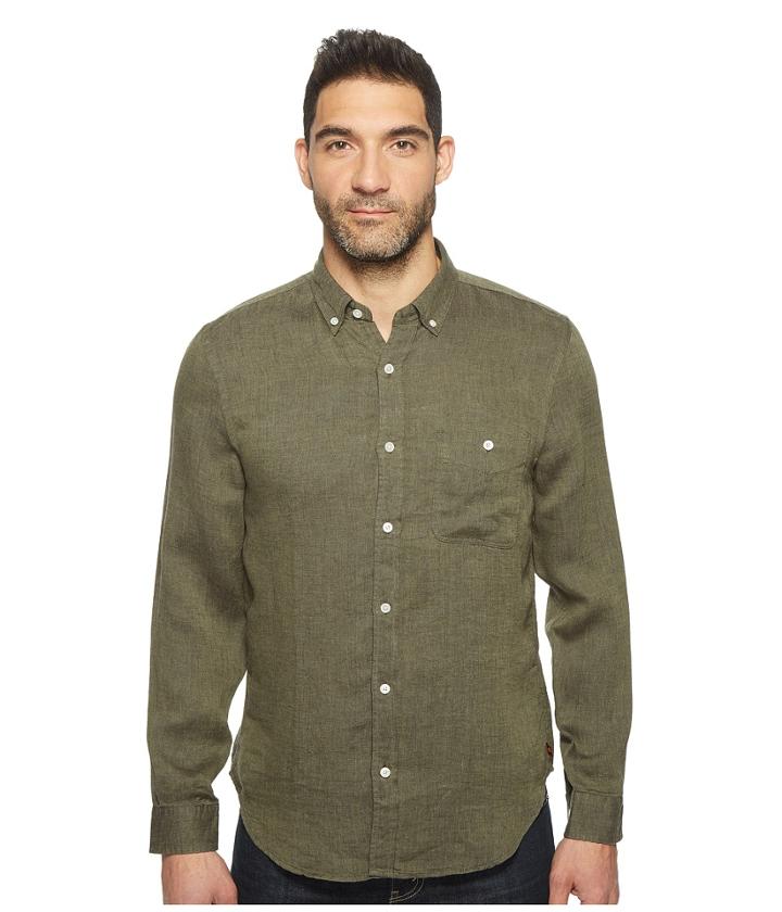 7 For All Mankind - Long Sleeve Linen Oxford Shirt