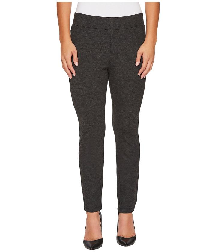 Nydj Petite - Petite Basic Ponte Leggings In Charcoal
