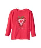 Life Is Good Kids - Sweet Strawberry Long Sleeve Crusher Tee