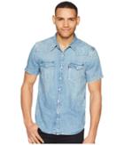 Levi's(r) Premium - Premium Barstow Western Short Sleeve Denim Shirt