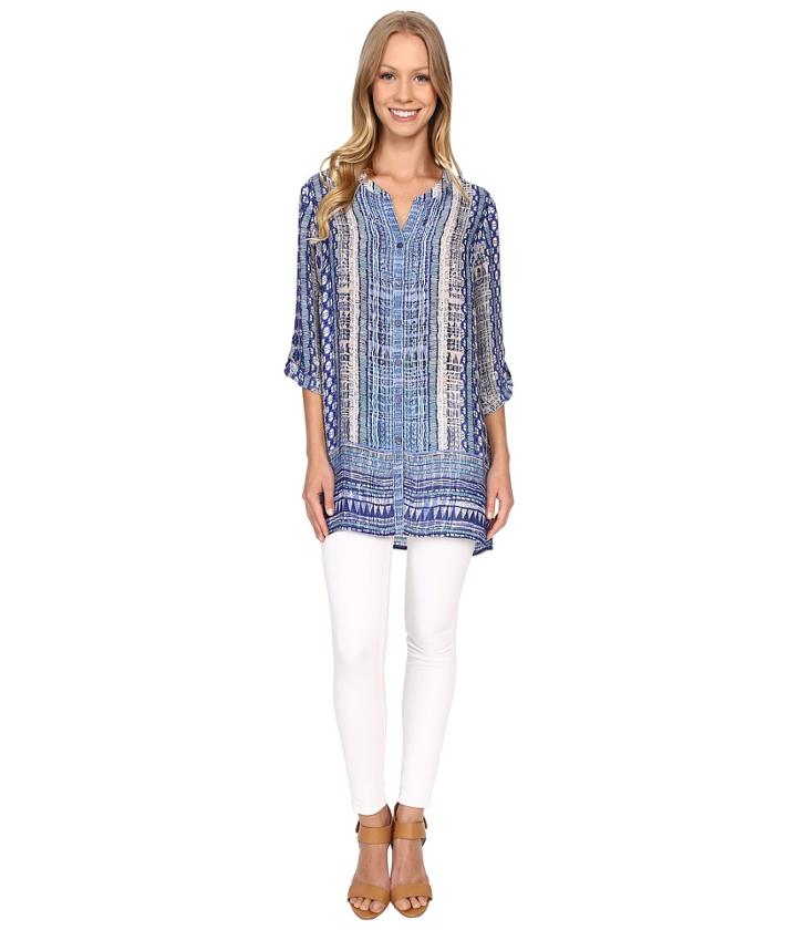 Nic+zoe - Deep Blue Tunic