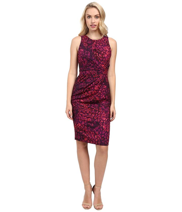 Badgley Mischka - Side Pleated Sheath