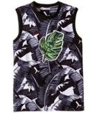Dolce &amp; Gabbana Kids - Banana Leaf Sleeveless T-shirt